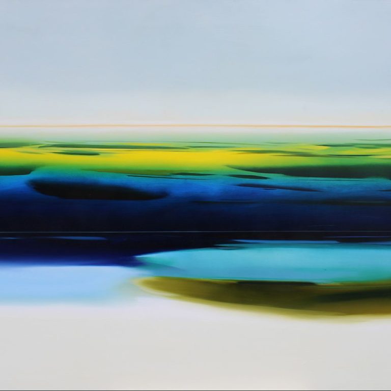 Anna Tajak, Wyspy, olej na płótnie, 120x 125cm, 2024 rok,(1)