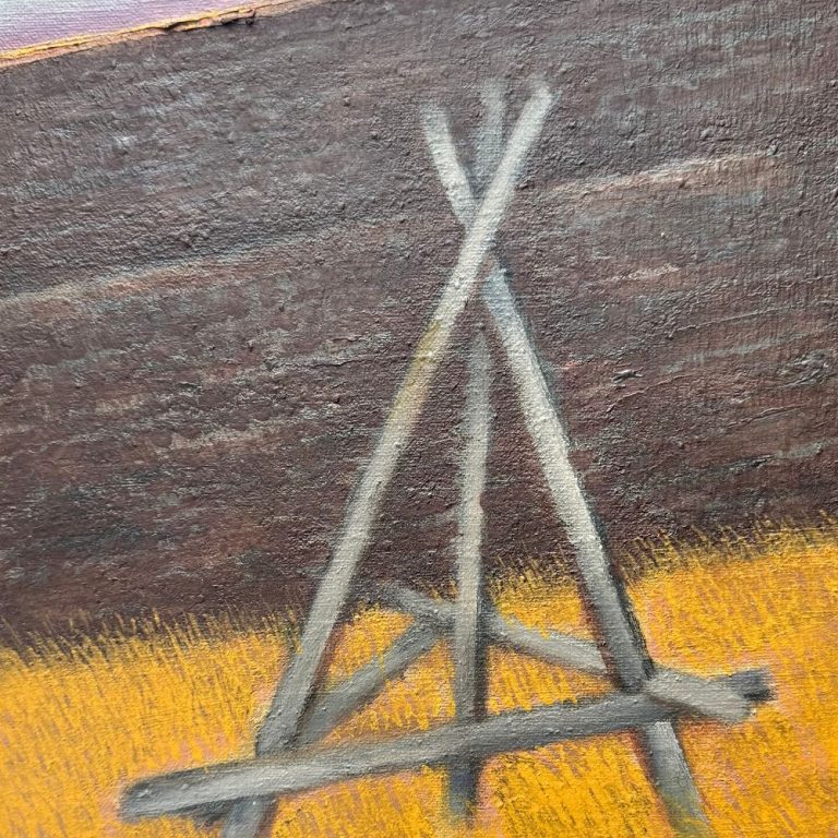 LESZEK_MISIAK_NIEBO I ZIEMIA_TEMPERA_35X33_1995