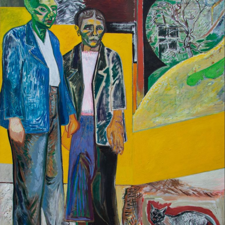 Portret małżeński pana V i pani M, 187 x 147, olej na płótnie, 2024